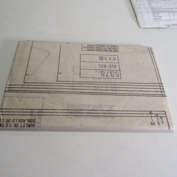 Simplicity 5378 Clothing Pattern Jacket Coat Snow Pants 2 - 6X UNCUT - Picture 6 of 8